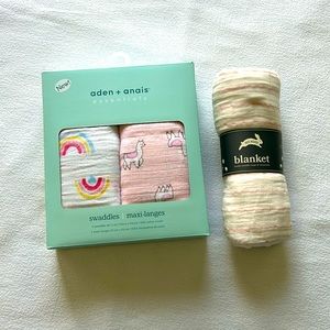 NWT muslin swaddle blankets